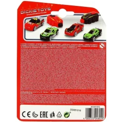 DRIM DISCOUNT Vehículo con Lanzador Rojo- Vehículos, Trenes Y Parkings