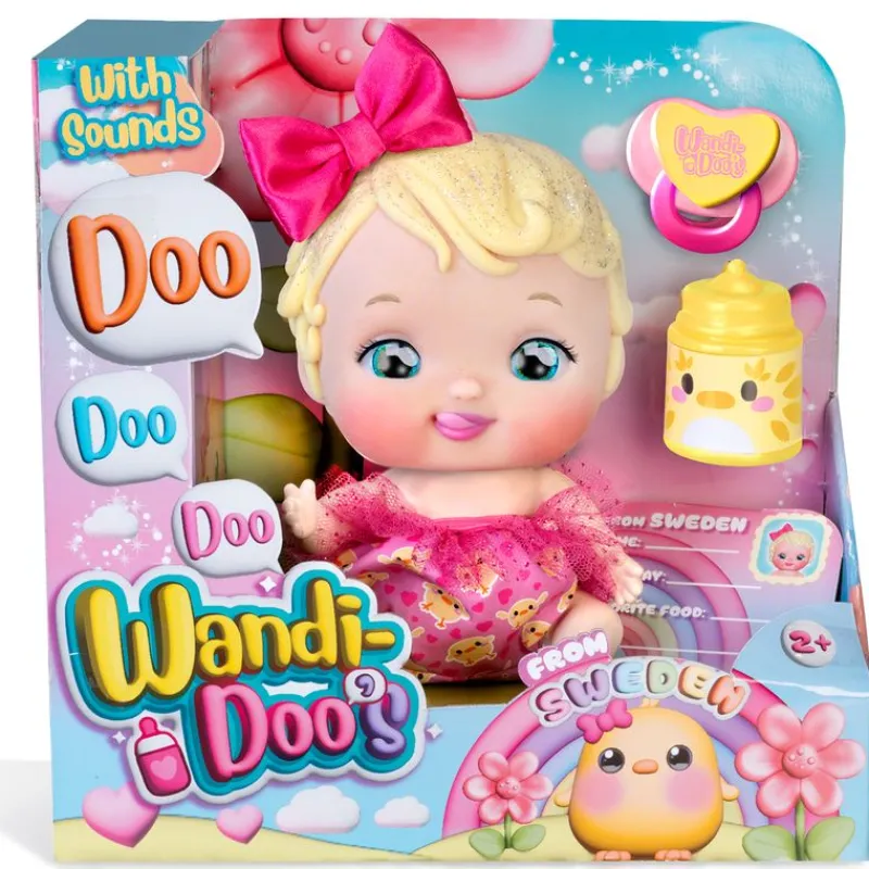 FAMOSA Wandi Doo Muñeca Bebé Sueca- Muñecas