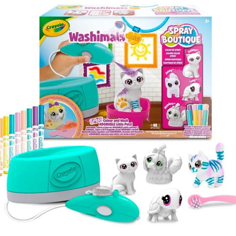 CRAYOLA Manualidades|Washimals Pets Spray Boutique