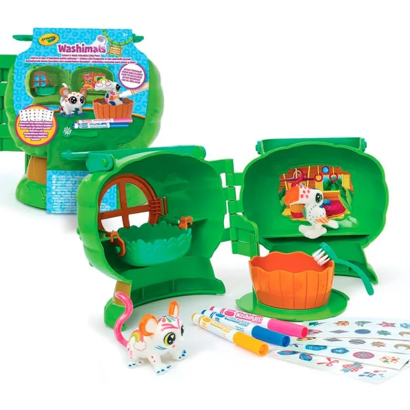 CRAYOLA Washimals Safari Casita del Árbol- Manualidades