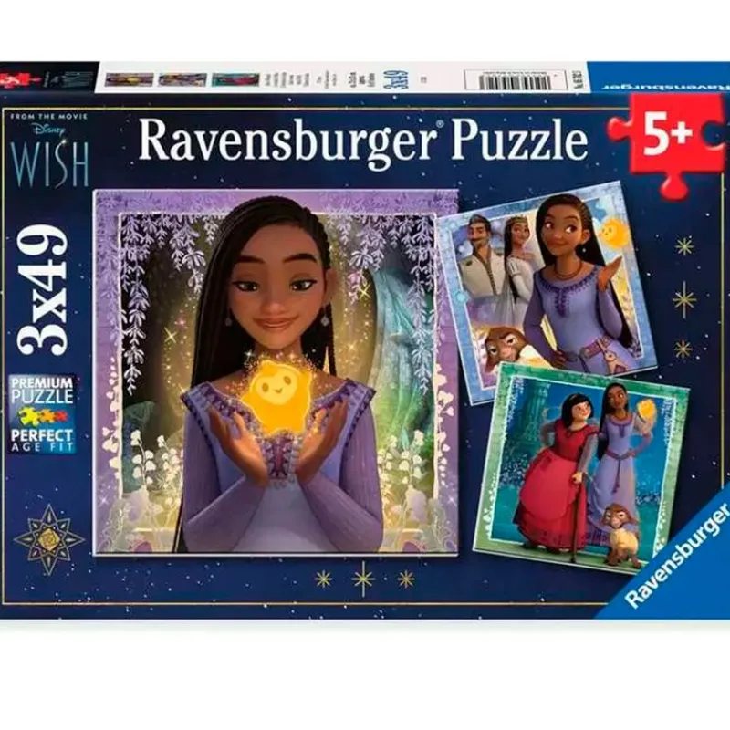 RAVENSBURGER Puzzles Y Construcciones|Wish Puzzle 3x49 Piezas