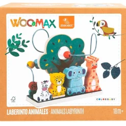 COLOR BABY Primera Infancia Y Preescolar|Womax Zookabee Juego Actiivdades Madera