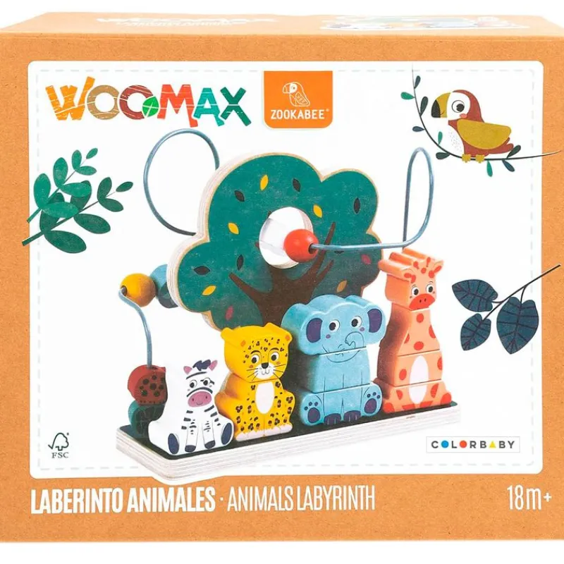 COLOR BABY Primera Infancia Y Preescolar|Womax Zookabee Juego Actiivdades Madera