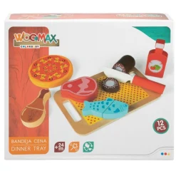 COLOR BABY Juegos De Madera|Primera Infancia Y Preescolar|Woomax Pack Bandeja Cena Madera