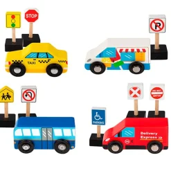 COLOR BABY Juegos De Madera|Primera Infancia Y Preescolar|Woomax Vehículos de Madera