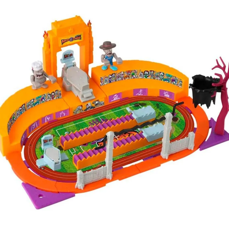 BANDAI World of Zombies Playset Estadio Deportivo- Halloween