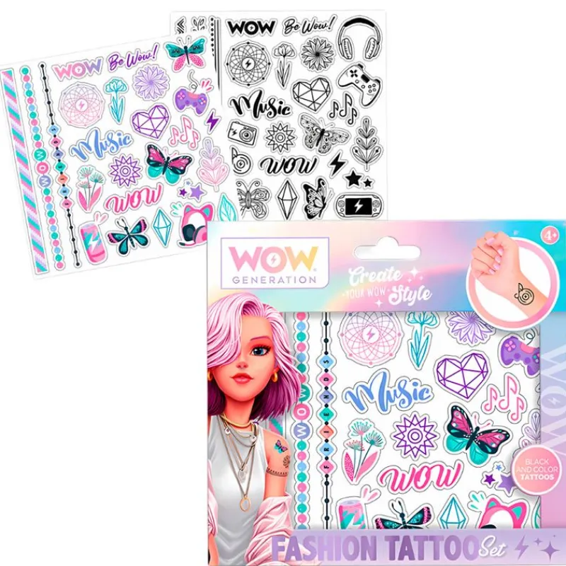 KIDS EUROSWAN WOW Generation Pack Tatuajes- Manualidades