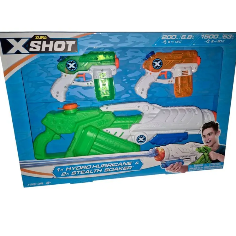 ZURU Aire Libre|X- Shot Multipack de 3 Pistolas de Agua