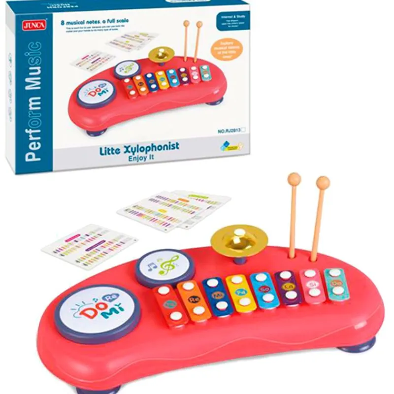 DRIM DISCOUNT Xilófono con Batería- Instrumentos Musicales