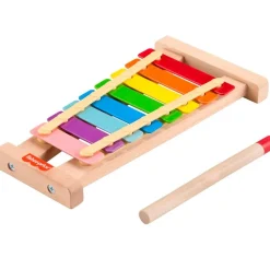 FISHER PRICE Xilófono de Madera Montessori- Juegos De Madera|Instrumentos Musicales