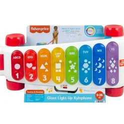 FISHER PRICE Primera Infancia Y Preescolar|Xilófono Gigante Arrastre