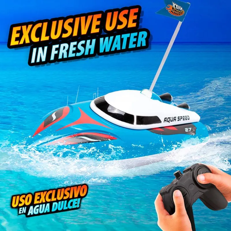 SELECCION DRIM Otros R/C|Xtrem Raiders Lancha Aqua Speed R/C