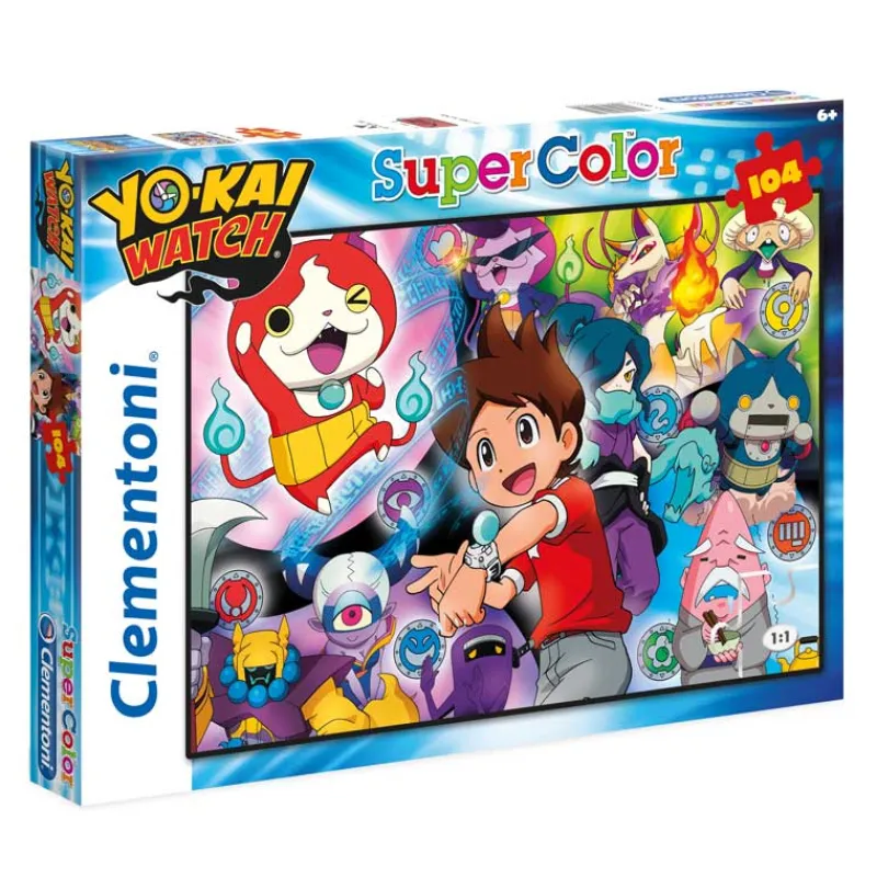 CLEMENTONI Puzzles Y Construcciones|Yo-Kai Watch Puzzle de 104 Piezas
