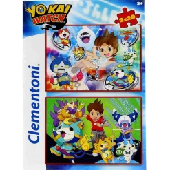 CLEMENTONI Yo-Kai Watch Puzzles 2 x 20 Piezas- Puzzles Y Construcciones